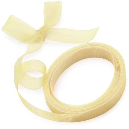 Natürliches farbiges Organza-Klebeband
