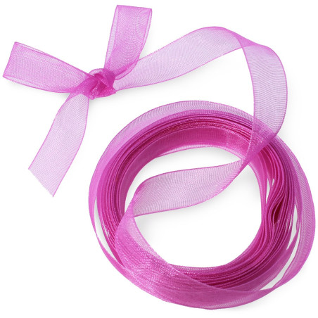Fuchsia-Organza-Klebeband