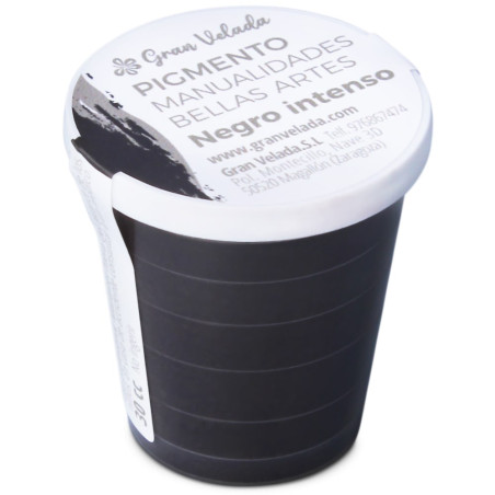 Intensives schwarzes Farpulverpigment zum Basteln