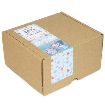 Geschenk-Bastelset mit duftenden Keramik-Dinosauriern. Kinderleicht! Geschenk-Bastelset mit duftenden Keramik-Dinosauriern. Kinderleicht!