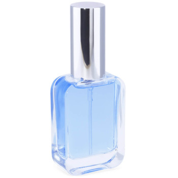 Frasco de perfume retangular de 30 ml com spray Frasco de perfume retangular de 30 ml com spray