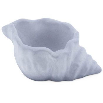 Silikonform in Muschelform zur Herstellung von Massagekerzenbehältern.