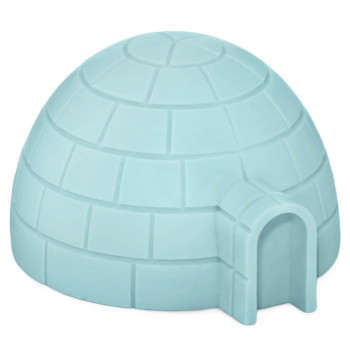 Molde de silicone iglu para fazer velas, sabonetes e enfeites de Natal