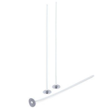 Pavios encerados 15 cm + porta pavio Pavios encerados 15 cm + porta pavio