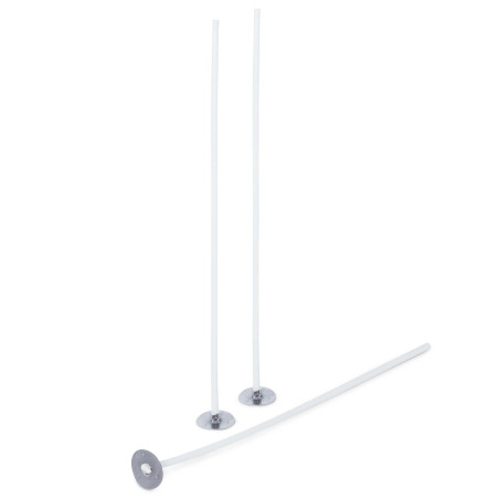 Pavios encerados 15 cm + porta pavio