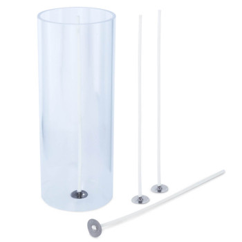 Gewachster Docht 15 cm + Dochtfuß – Set mit Metallhalter | Gran Velada Gewachster Docht 15 cm + Dochtfuß – Set mit Metallhalter | Gran Velada