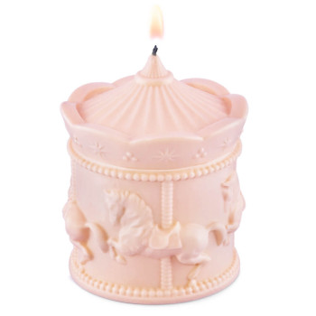 Molde carrossel para velas