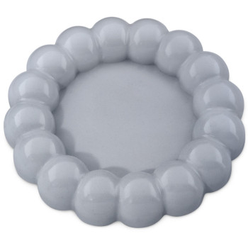 Molde prato com pérolas grandes base para velas Molde prato com pérolas grandes base para velas