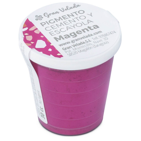 Pigmento magenta para cimento e gesso