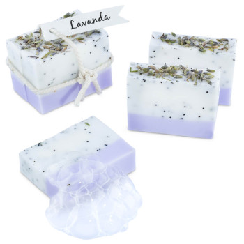 Kit para hacer jabón de lavanda: Materiales e instrucciones paso a paso Kit para hacer jabón de lavanda: Materiales e instrucciones paso a paso