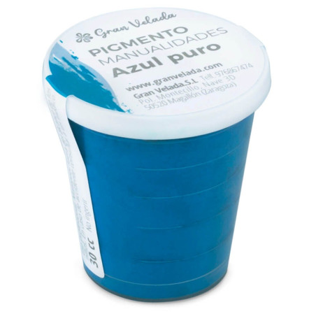 Pigmento azul puro para artesano