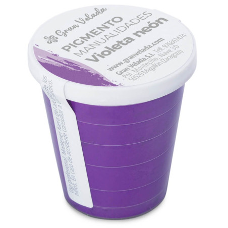 Neonviolettes Farbpulverpigment zum Basteln
