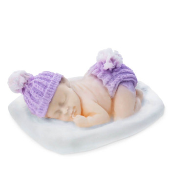 Molde bebe con pompon