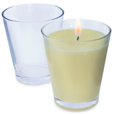 Recipiente de 125 ml redondo para velas