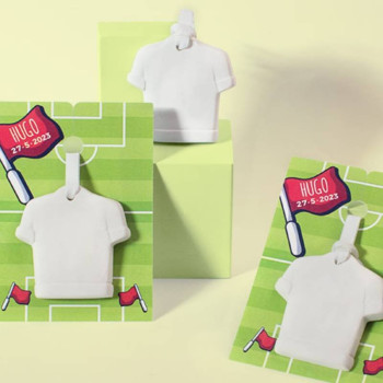 Kit zur Herstellung von duftenden Fußballdetails aus Keramik. Kit zur Herstellung von duftenden Fußballdetails aus Keramik.