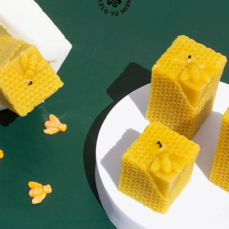 Bastelset zur Herstellung von Bienenwachskerzen