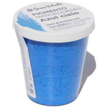 Himmelblaues Farbpulverpigment zum Basteln Himmelblaues Farbpulverpigment zum Basteln