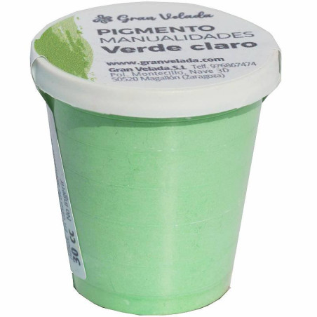 Farebný pigment na ručné práce svetlozelená