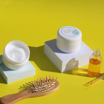 Set zur Herstellung von Haarmasken. Materialien und Anleitungen Set zur Herstellung von Haarmasken. Materialien und Anleitungen