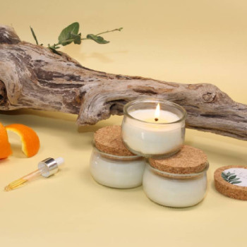 Massagekerzen Bastelset - Natürliche DIY-Kerzen herstellen