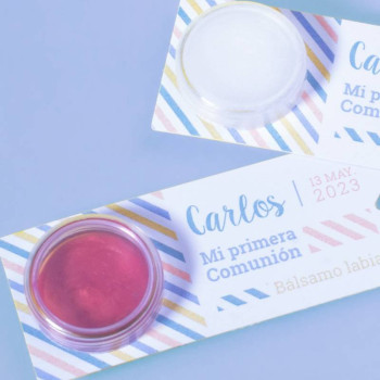 Kit zur Herstellung von Lippenbalsam für Hochzeiten, Taufen und Kommunionen. Kit zur Herstellung von Lippenbalsam für Hochzeiten, Taufen und Kommunionen.