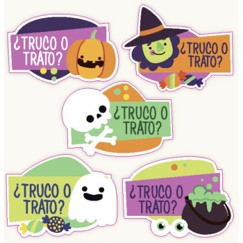 Adesivos Doce ou Travessura