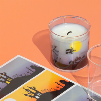 Kit para fazer velas de Halloween - Tudo o que você precisa para 3 velas