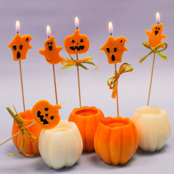 Halloween-Kerzen-Bastelset – Gestalten Sie bis zu 20 thematische Kerzen