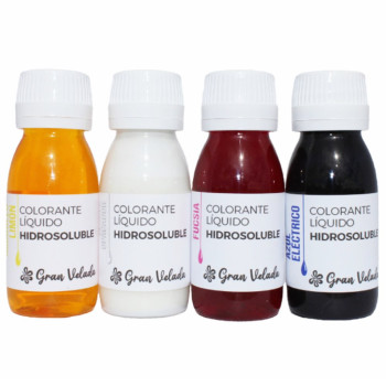 Pack de poupança de corante liquido hidrossoluvel Pack de poupança de corante liquido hidrossoluvel