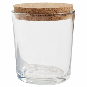 Marbella Glas 260 ml mit Korkdeckel für Kerzen | Gran Velada
