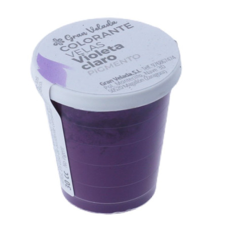 Corante para velas violeta claro pigmento