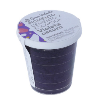 Pigmento violeta oscuro para cemento y escayola
