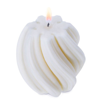 Set zum Basteln von Twirl-Weihnachtskerzen – Materialien und Anleitung enthalten