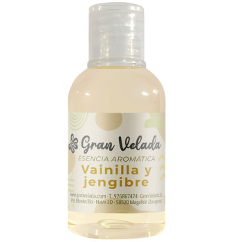 Essência aromática de baunilha e gengibre