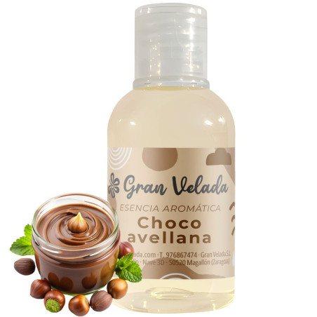 Essência aromática choco-avellana