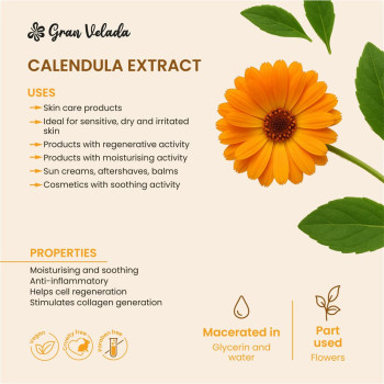 Calendula-Extrakt für die Haut. Online-Verkauf. Calendula-Extrakt für die Haut. Online-Verkauf.