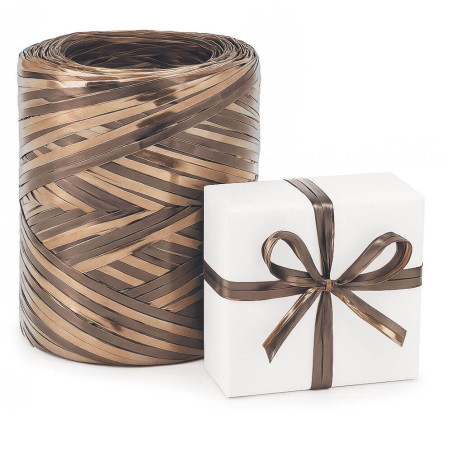 Matt-metallic-braunes Bastband