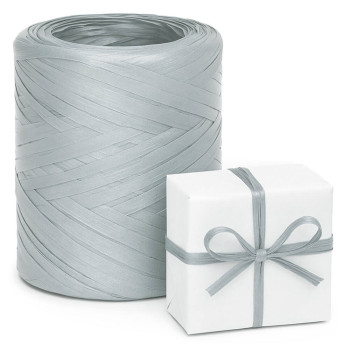 Silber-Metallic-Bastband Silber-Metallic-Bastband