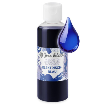 Elektrisch blauer Farbstoff für Salze. Online-Verkauf.