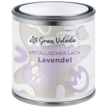 Lavendel-Metallic-Lack für Kerzen