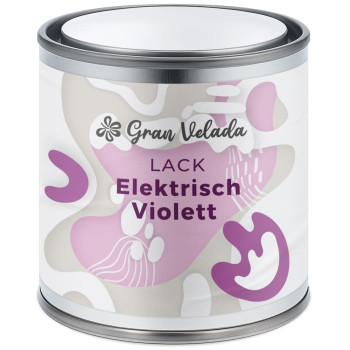 Elektrisch violetter Kerzenlack
