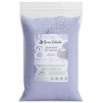 Lavendelzement - Erzeugt starke Figuren mit einzigartiger Farbe