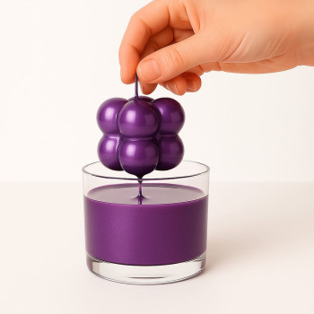 Amethystvioletter Metallic-Lack - verändert die Verbrennung nicht