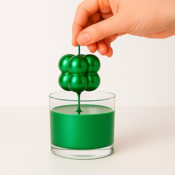 Metallischer Lack - verändert die Verbrennung nicht und erzeugt keinen Geruch