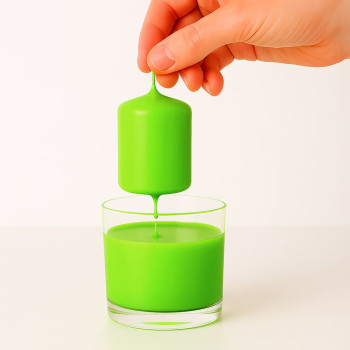 Neon Lime Varnish - Lebendiger Effekt für Ihre DIY-Kerzen. Toller Abend