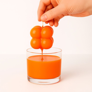 Neon hell orange Kerzenlack : Gran Velada