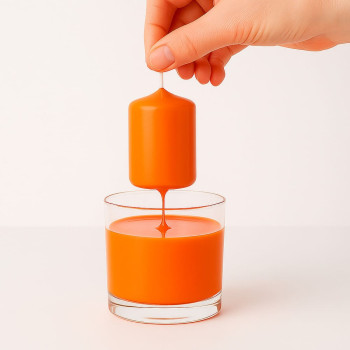 Neon hell orange Kerzenlack : Gran Velada