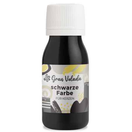 Schwarze Farbe für Kerzen