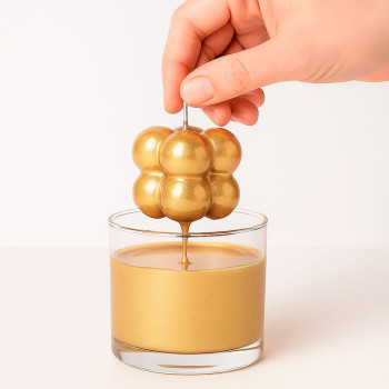 Lack für goldene Kerzen, Beschichtung von neuen/alten Kerzen