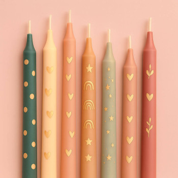 Malen Sie für beige Kerzen. Online-Verkauf. Toller Abend